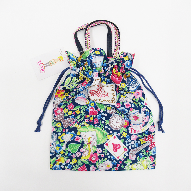 TUNIC Tuniキャラの巾着ポーチ C/ネイビー